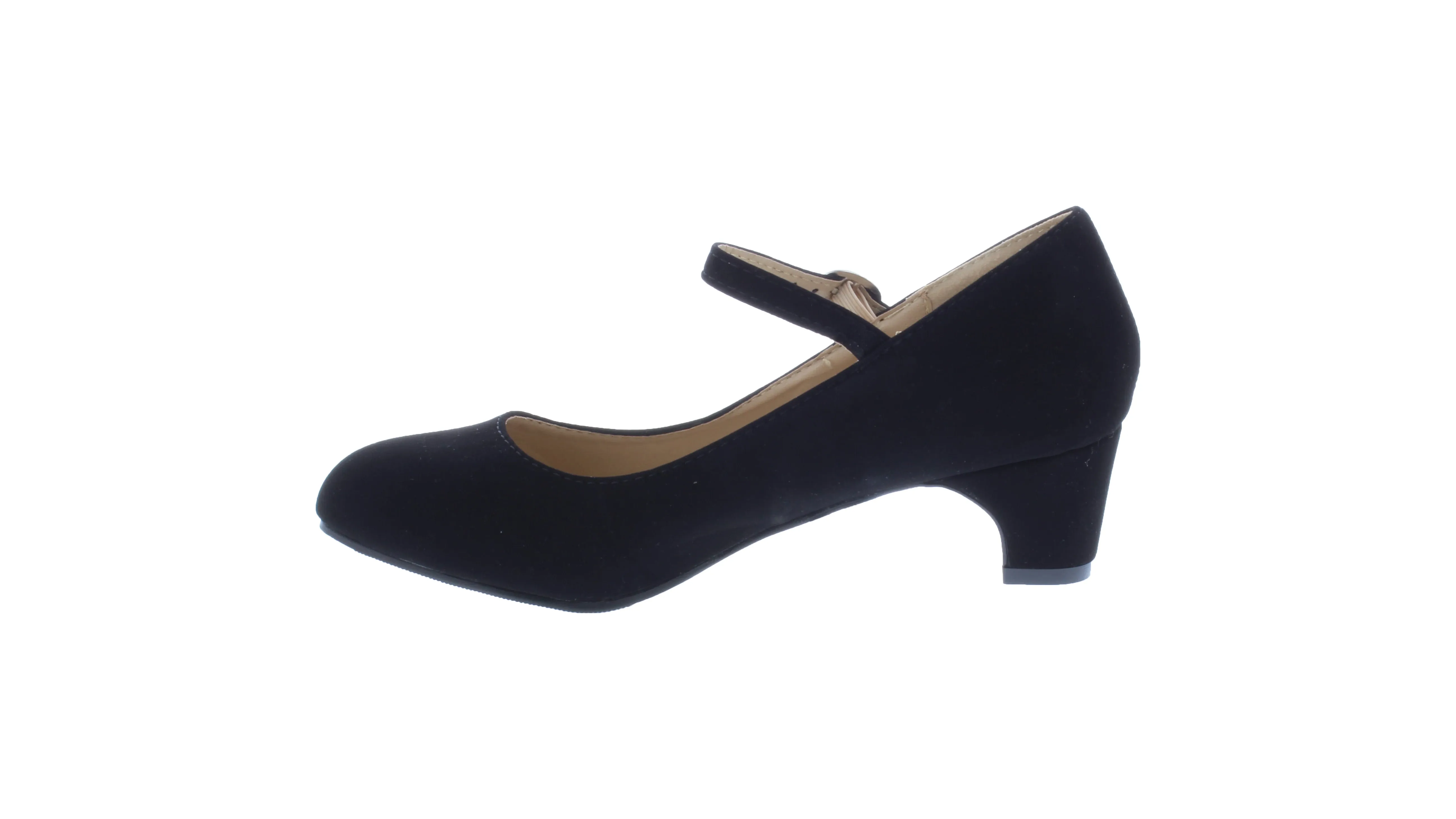 1” Women Close Toe Suede Heel