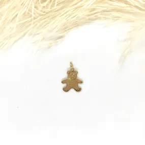 10k Gold Baby Boy or Baby Girl Teddy Bear Pendant