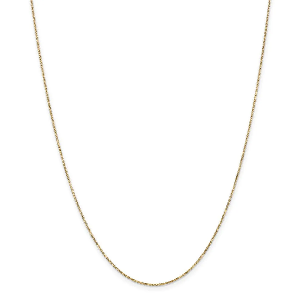 14k Gold Football Pendant Necklace