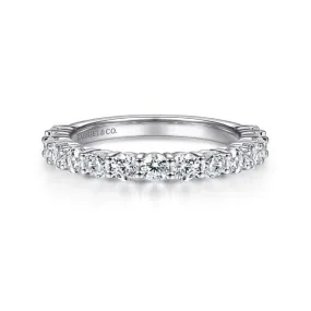 14K White Gold Matching Ladies Wedding Band