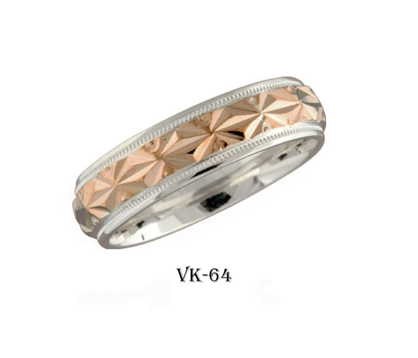 18k Solid Gold Ladies Modern Flat Court Ring