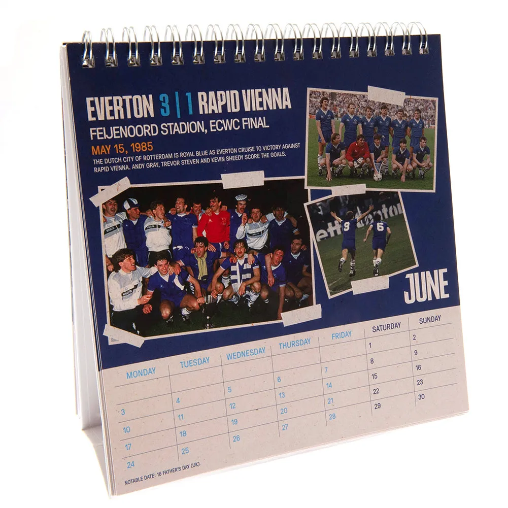 2024 Everton FC Desktop Calendar