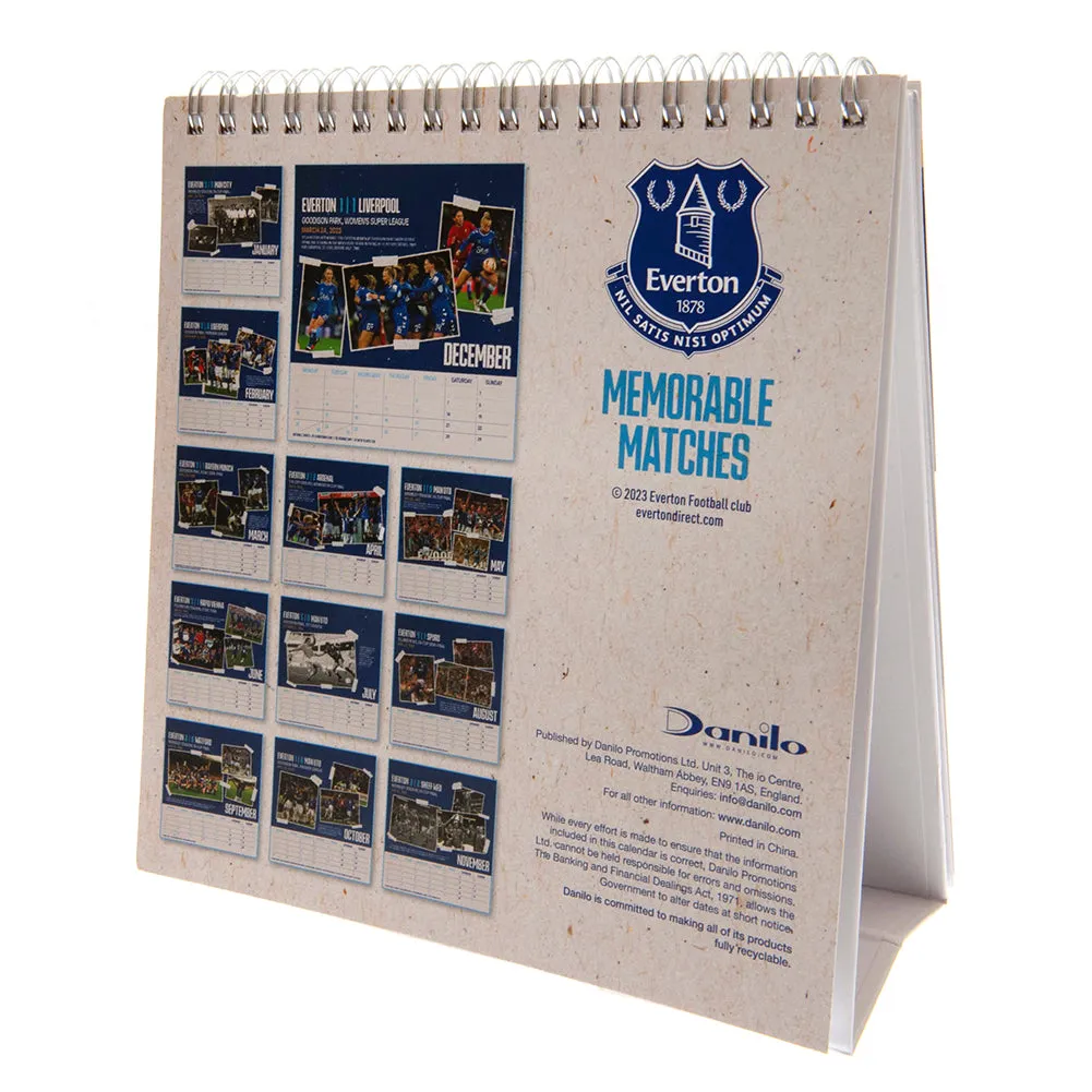 2024 Everton FC Desktop Calendar