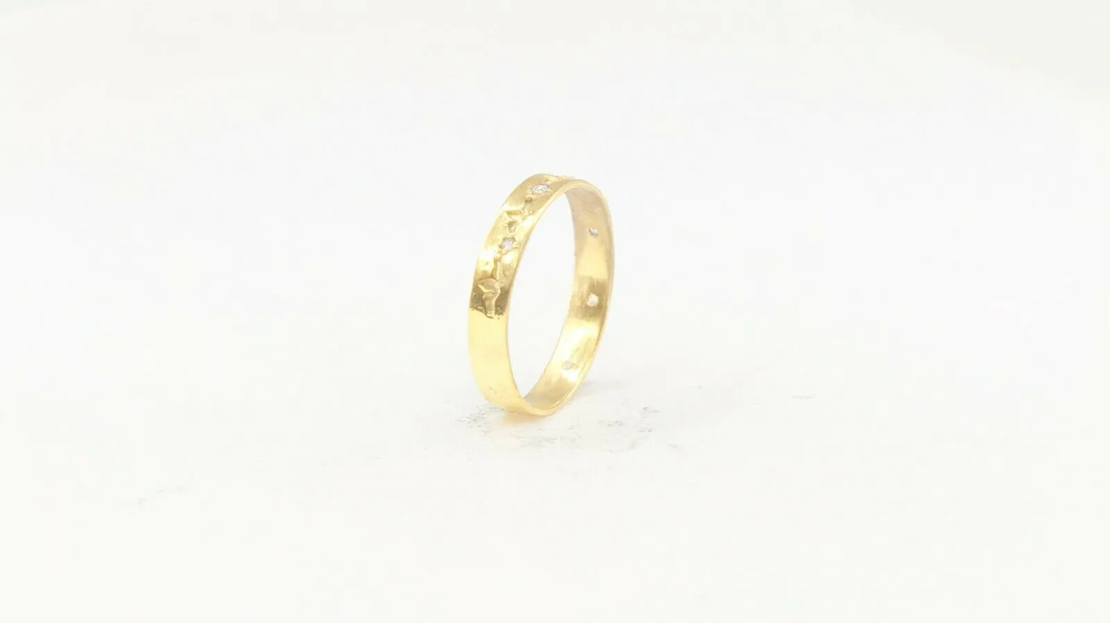 22k Ring Solid Gold ELEGANT Charm Ladies Band SIZE 8 RESIZABLE r2533mon