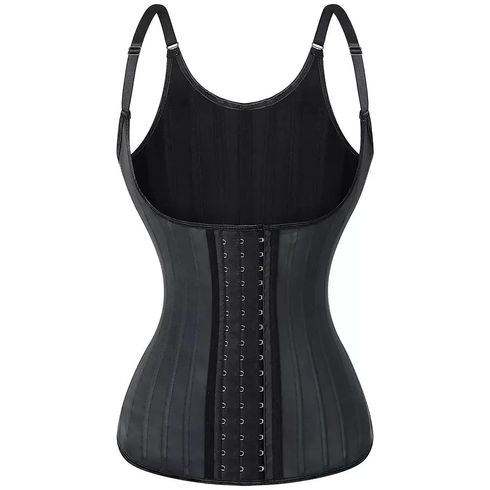 Latex Waist Trainer with 25 Steel Boned Vest