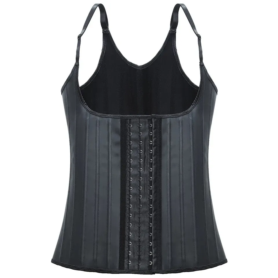 Latex Waist Trainer with 25 Steel Boned Vest