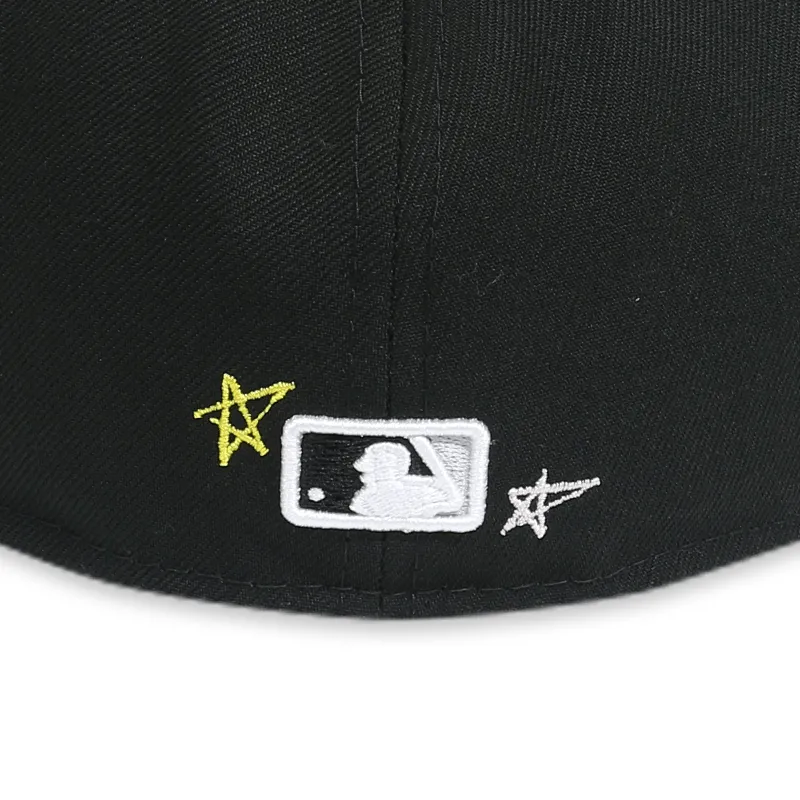 Chicago White Sox Scribble Black 59FIFTY Mens Fitted Hat