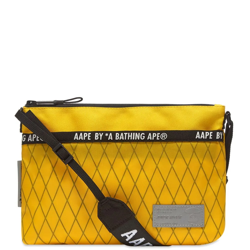 AAPE Yellow Cordura Pouch Bag