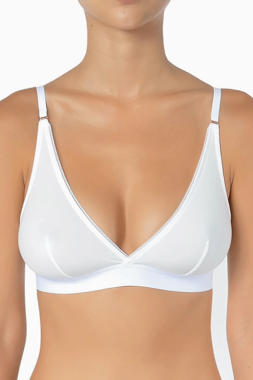 Adele Soft Triangle Bra, Size L - UK 14