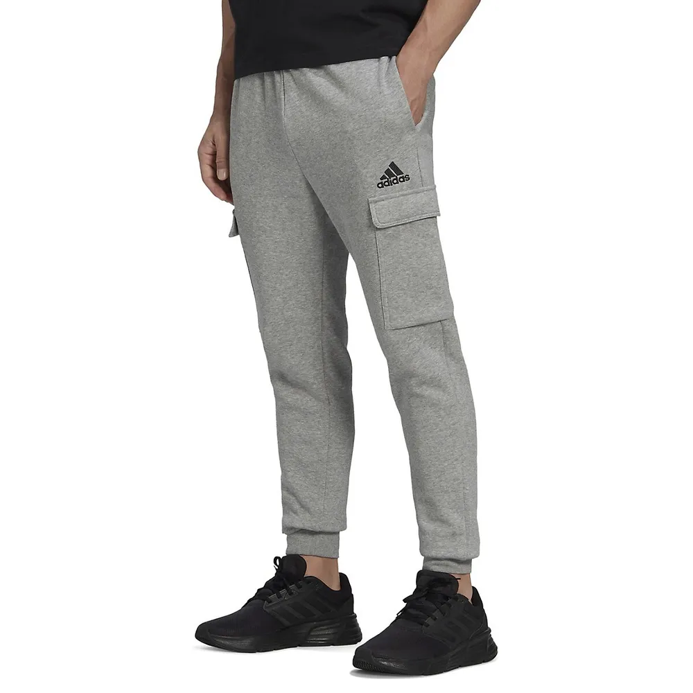 adidas Essentials Fleece Regular Tapered Cargo Joggers