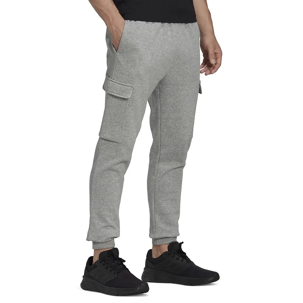 adidas Essentials Fleece Regular Tapered Cargo Joggers