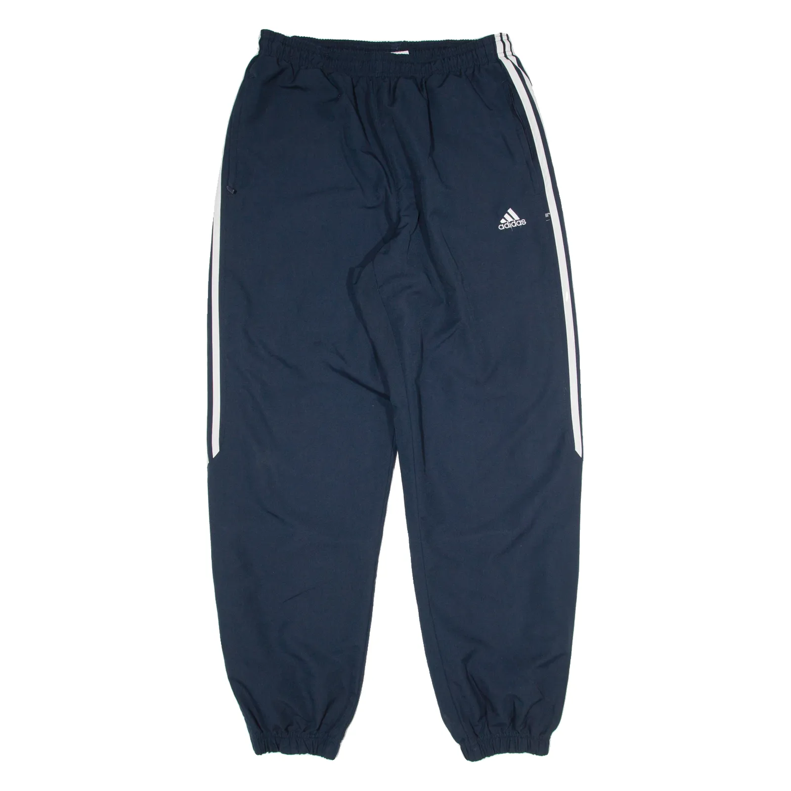 ADIDAS Mens Joggers Blue Tapered L W36 L32