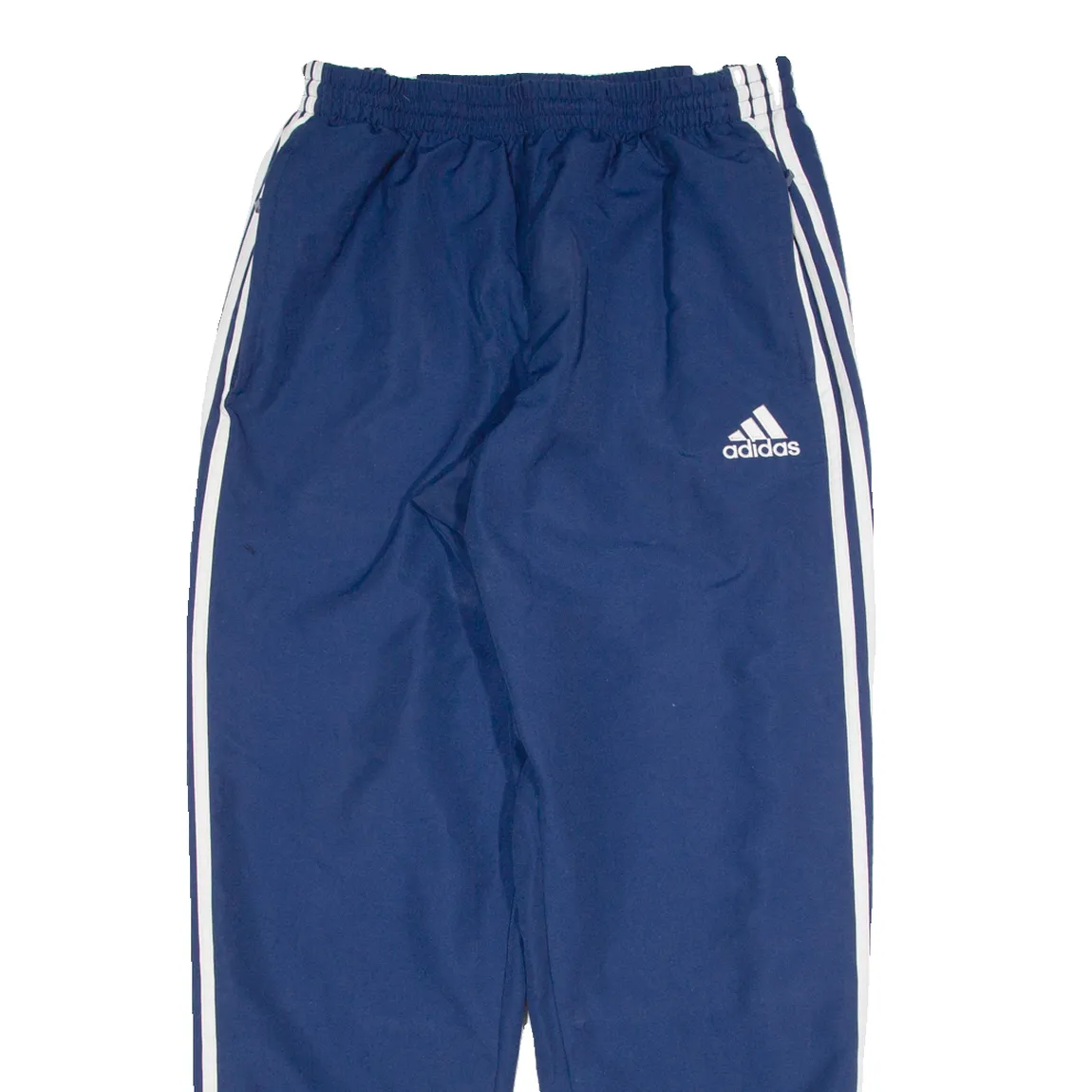 ADIDAS Mesh Linen Mens Joggers Blue Tapered L W32 L31