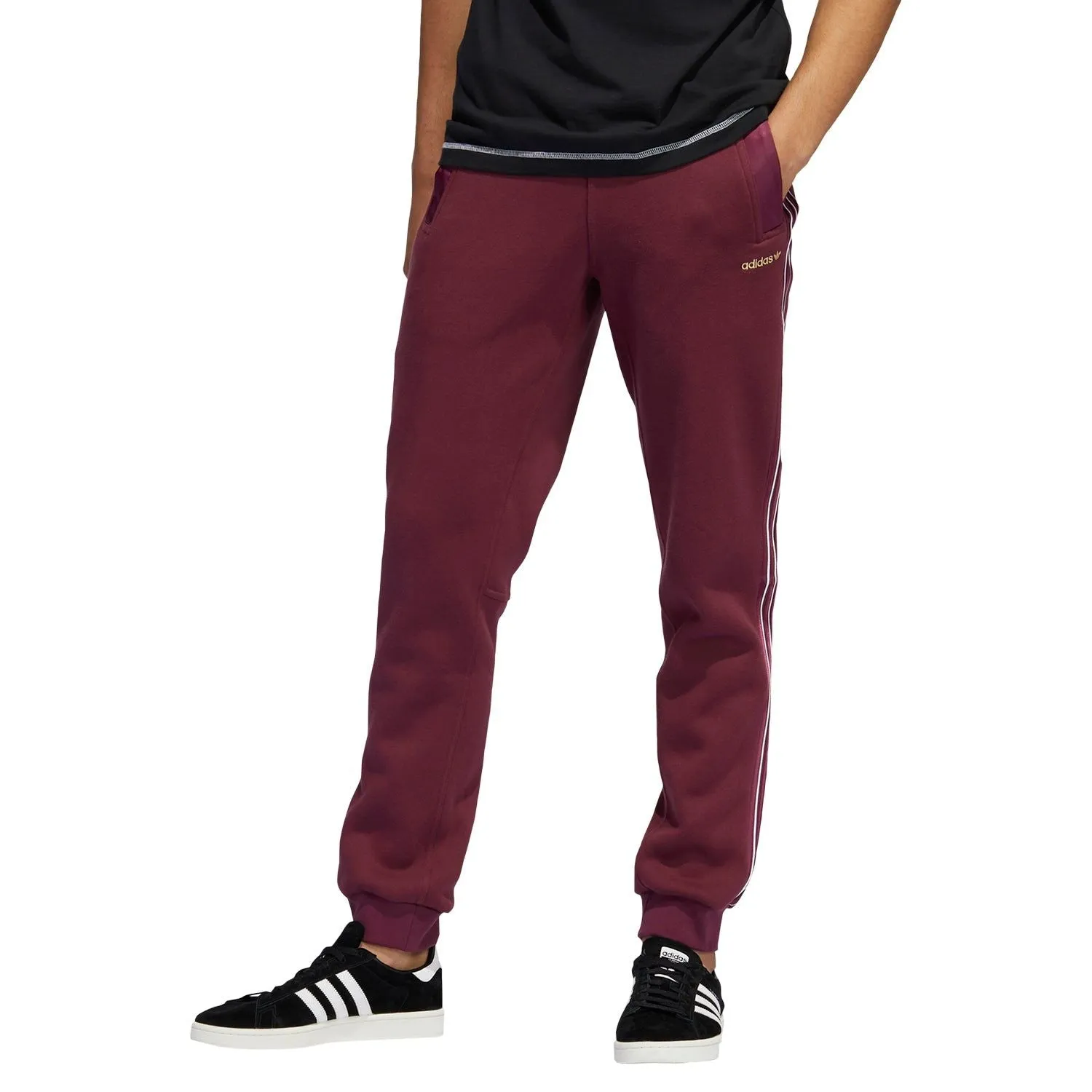 adidas Originals SPRT Shadow 3-Stripes Joggers - Burgundy