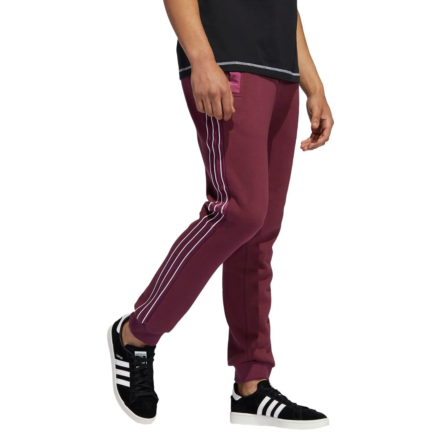 adidas Originals SPRT Shadow 3-Stripes Joggers - Burgundy