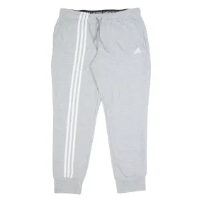 ADIDAS Womens Joggers Grey Tapered L W32 L28