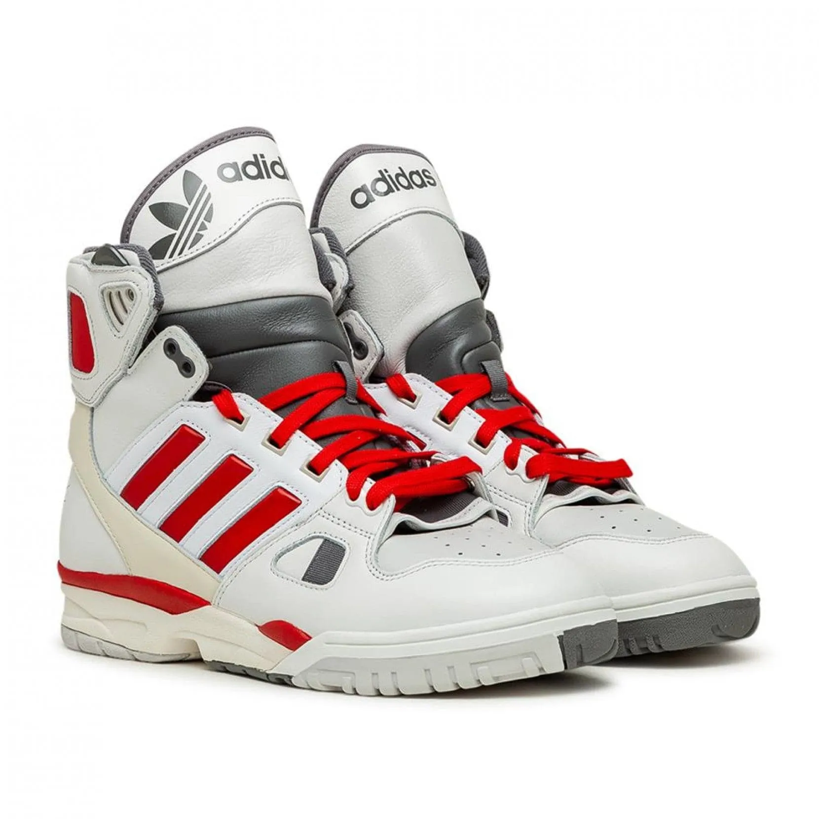 adidas X Kid Cudi Torsion Artillery HI (White / Grey / Red)