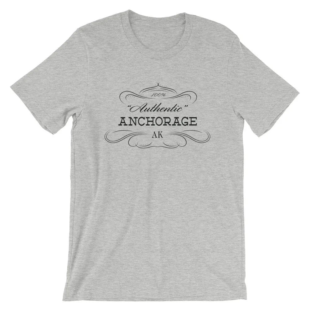 Short-Sleeve Alaska Anchorage AK Unisex T-Shirt Authentic