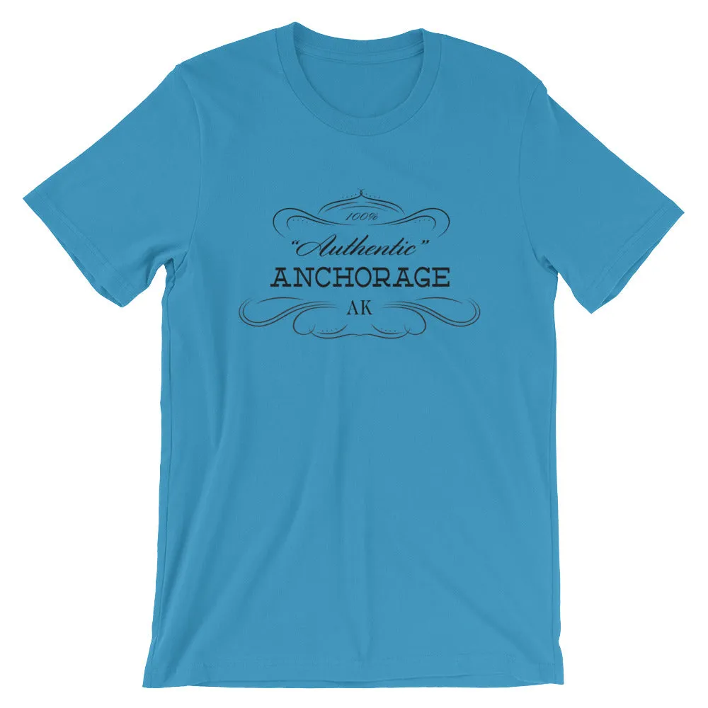 Short-Sleeve Alaska Anchorage AK Unisex T-Shirt Authentic