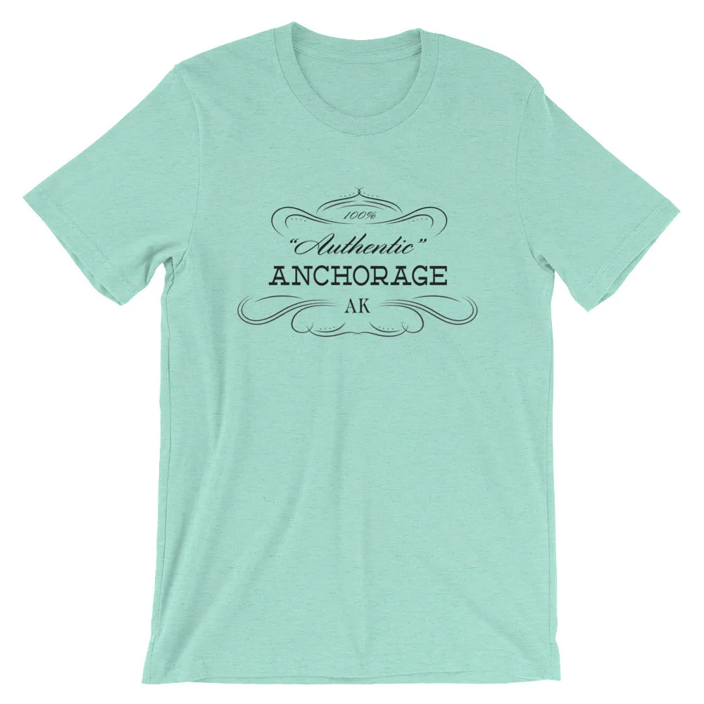 Short-Sleeve Alaska Anchorage AK Unisex T-Shirt Authentic