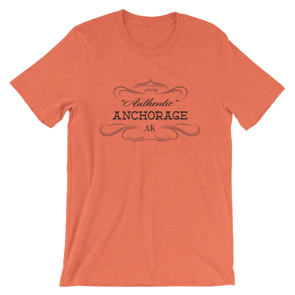 Short-Sleeve Alaska Anchorage AK Unisex T-Shirt Authentic