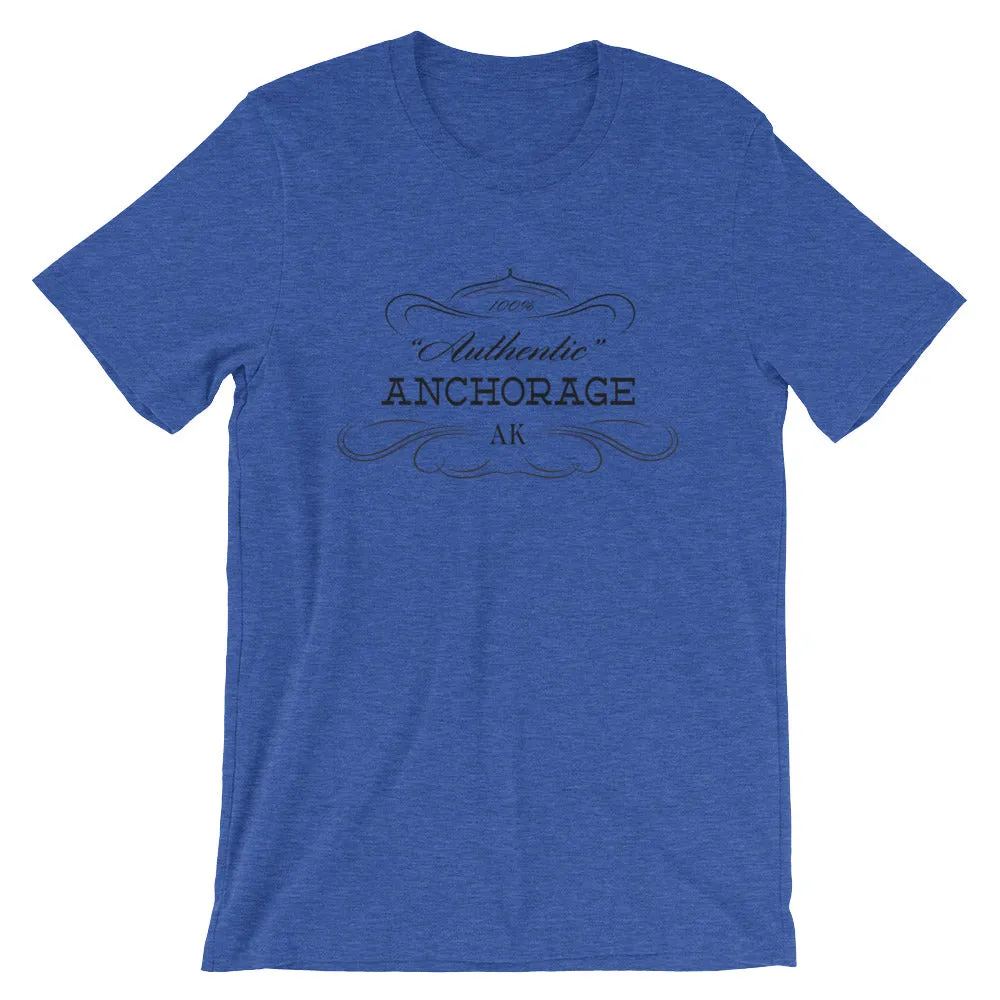 Short-Sleeve Alaska Anchorage AK Unisex T-Shirt Authentic