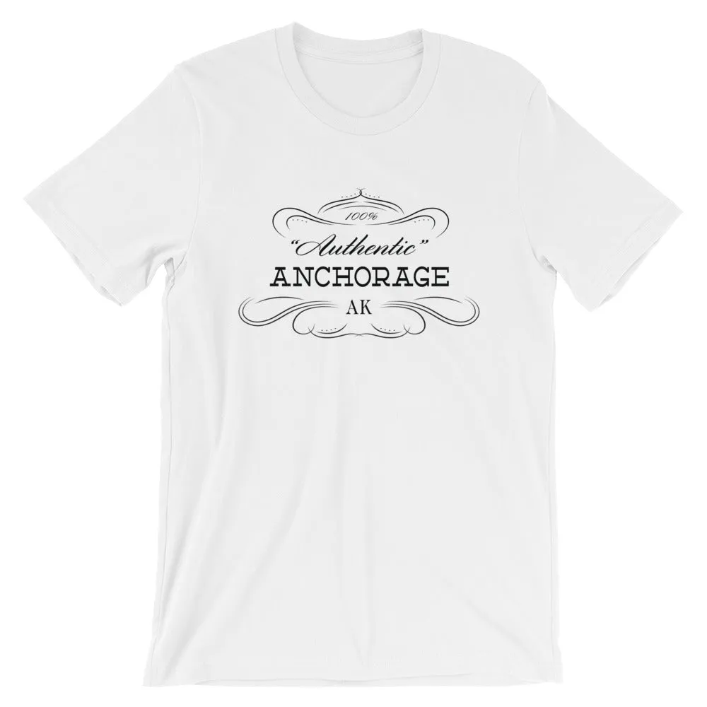 Short-Sleeve Alaska Anchorage AK Unisex T-Shirt Authentic