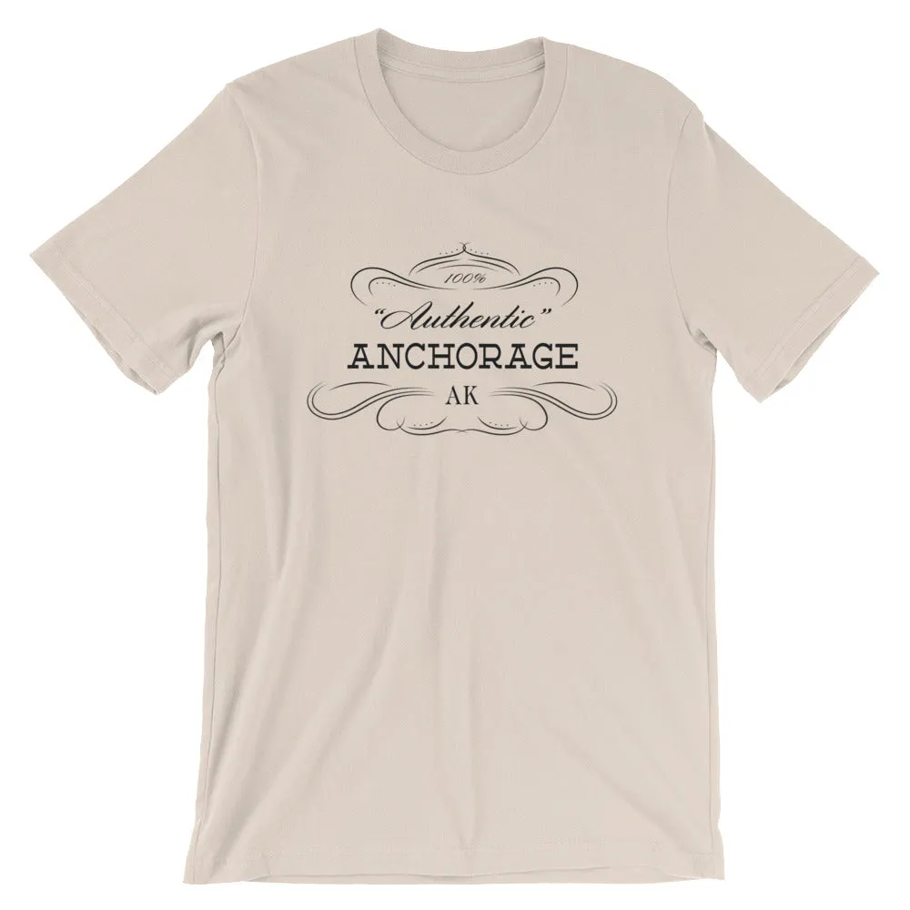 Short-Sleeve Alaska Anchorage AK Unisex T-Shirt Authentic