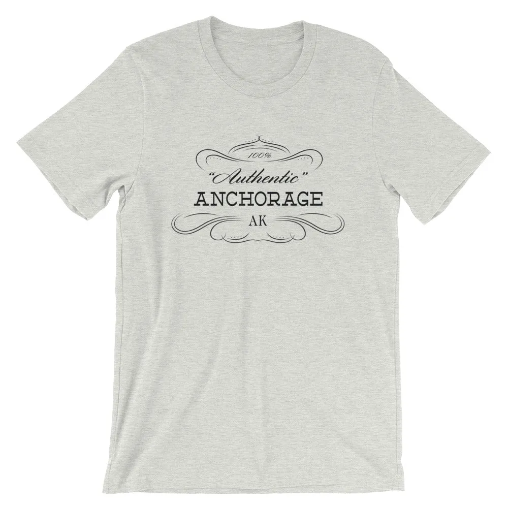 Short-Sleeve Alaska Anchorage AK Unisex T-Shirt Authentic