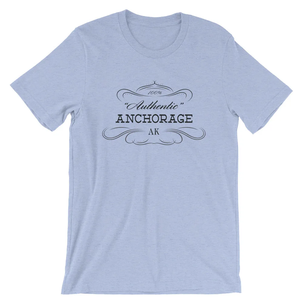 Short-Sleeve Alaska Anchorage AK Unisex T-Shirt Authentic