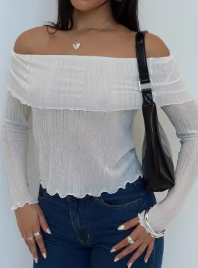 White Off Shoulder Top - Shop Now!