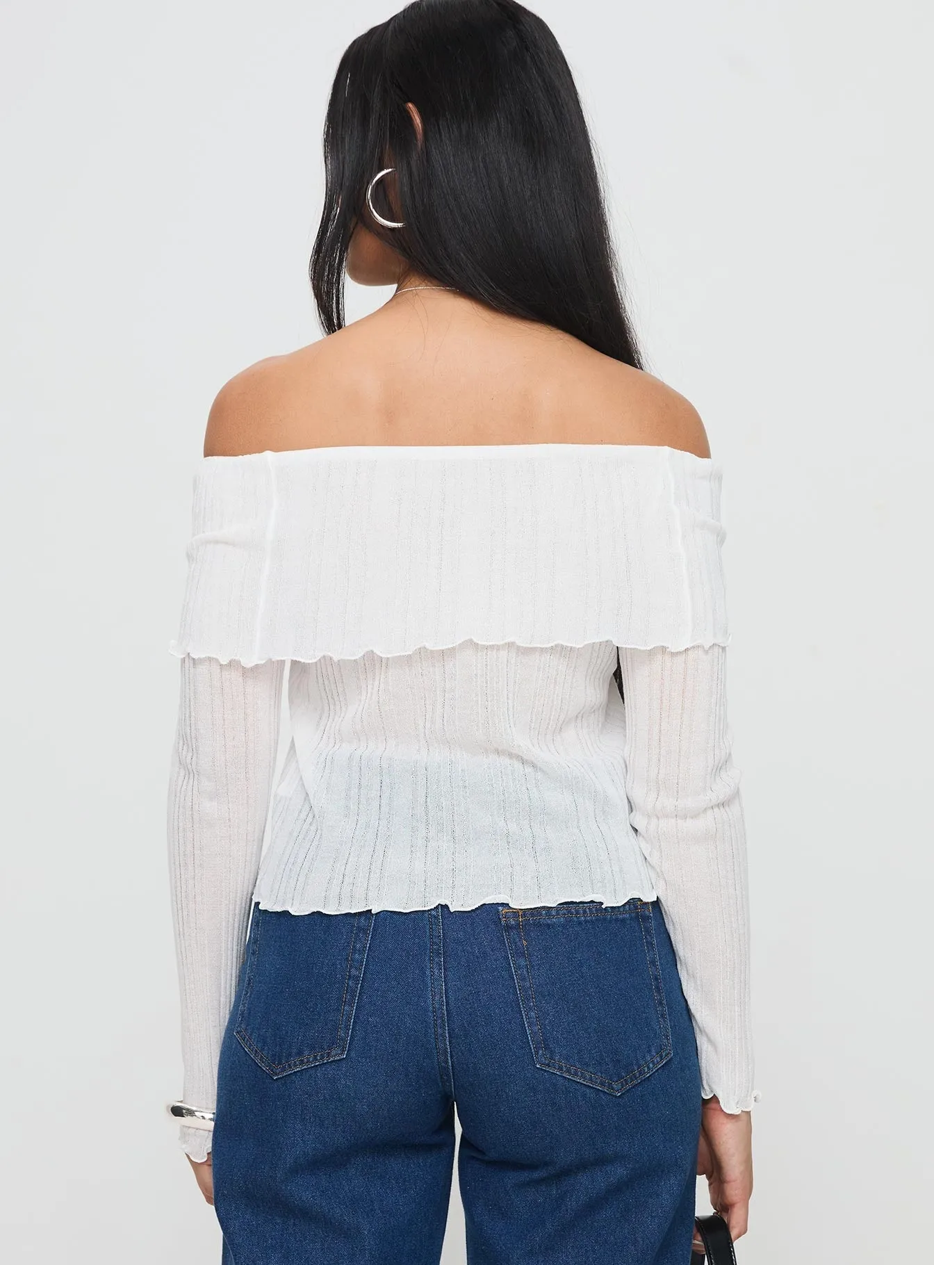 White Off Shoulder Top - Shop Now!