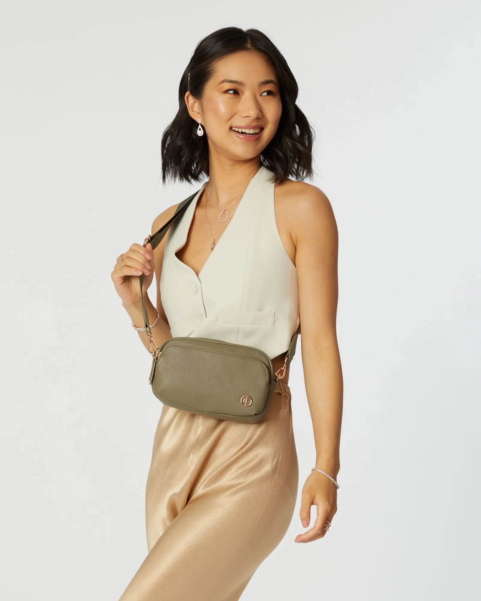 Amalia Green Crossbody Bag