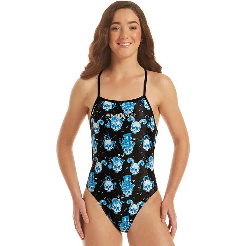 Amanzi - Skulduggery Ladies Tie Back One Piece