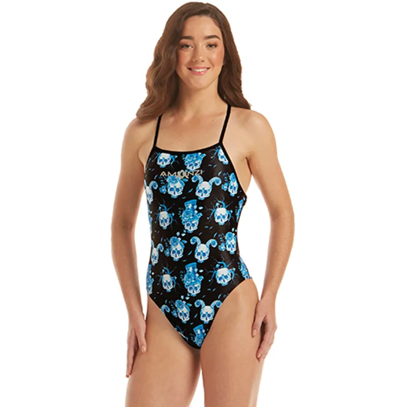 Amanzi - Skulduggery Ladies Tie Back One Piece