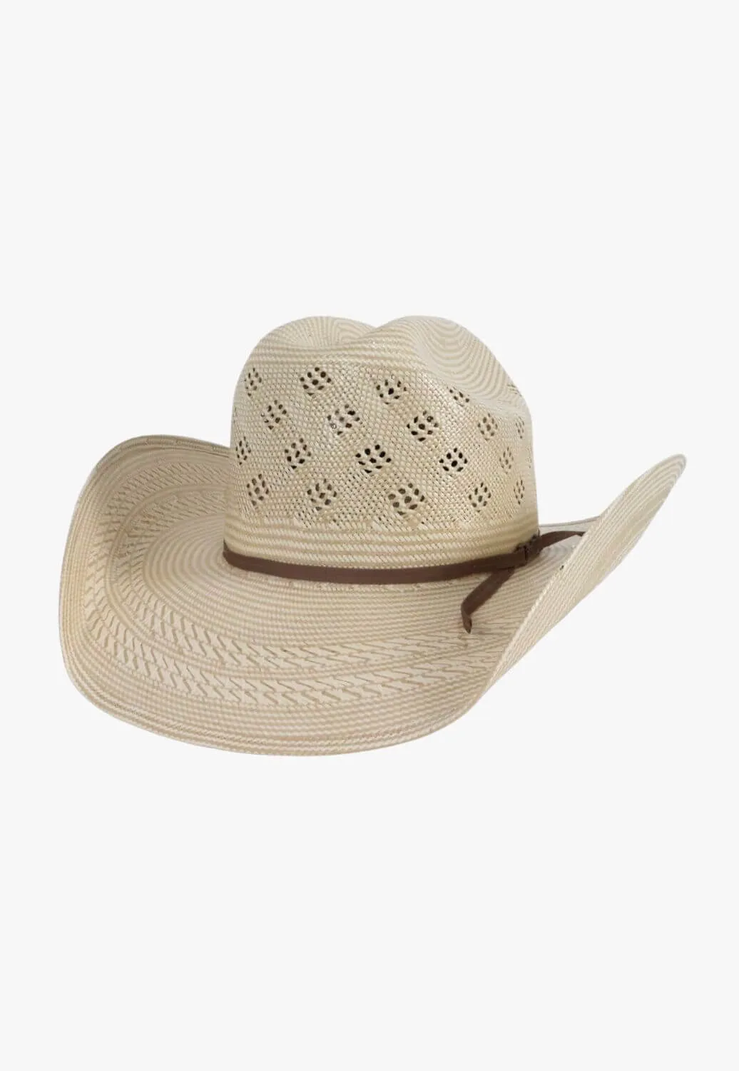 American Hat Tuff Cooper Straw Hat RC Crown