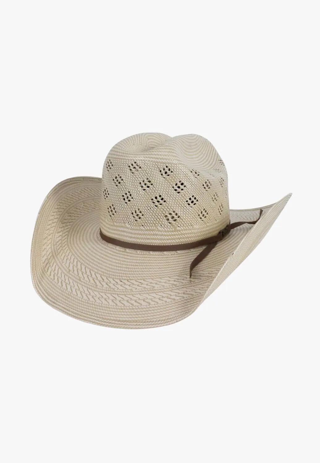 American Hat Tuff Cooper Straw Hat RC Crown