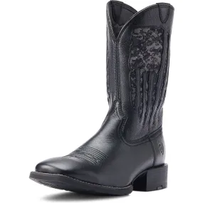 Men's Black Ariat Sport My Country VentTEK Western Boot