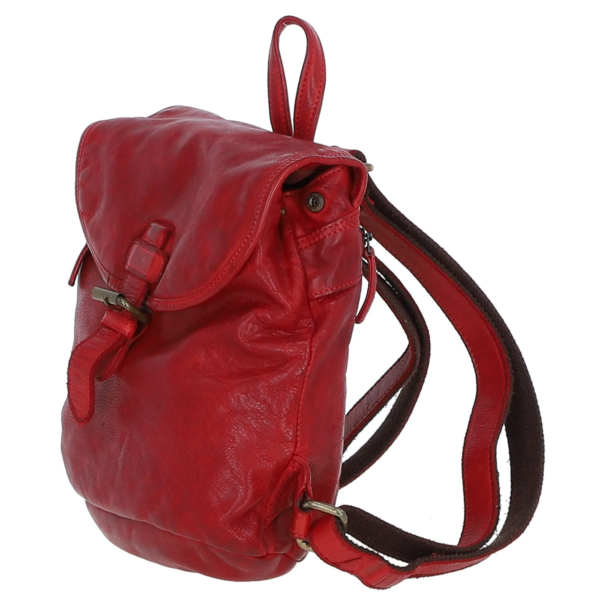 Ashwood Red Leather Backpack D-97