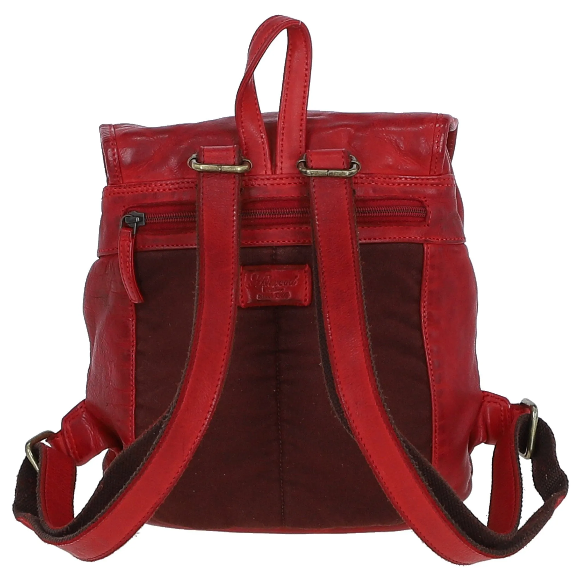 Ashwood Red Leather Backpack D-97