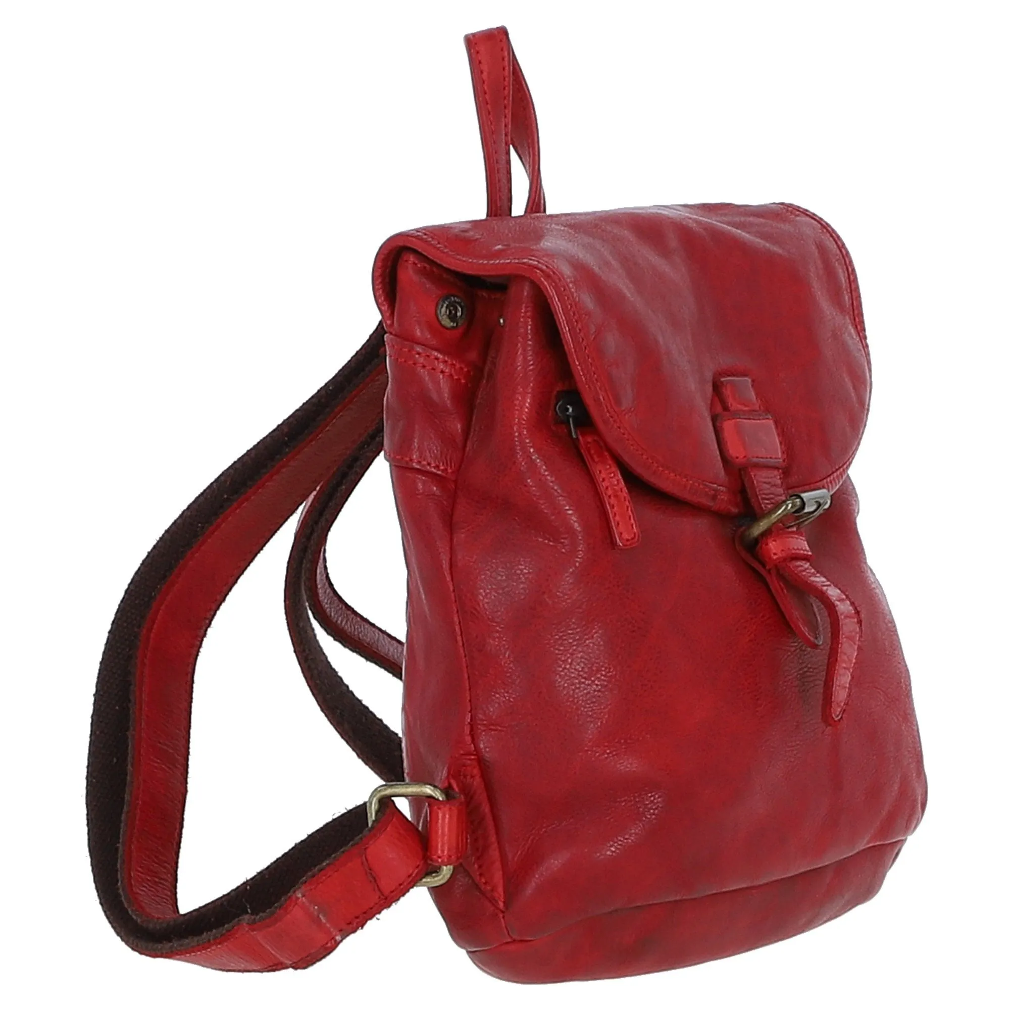 Ashwood Red Leather Backpack D-97