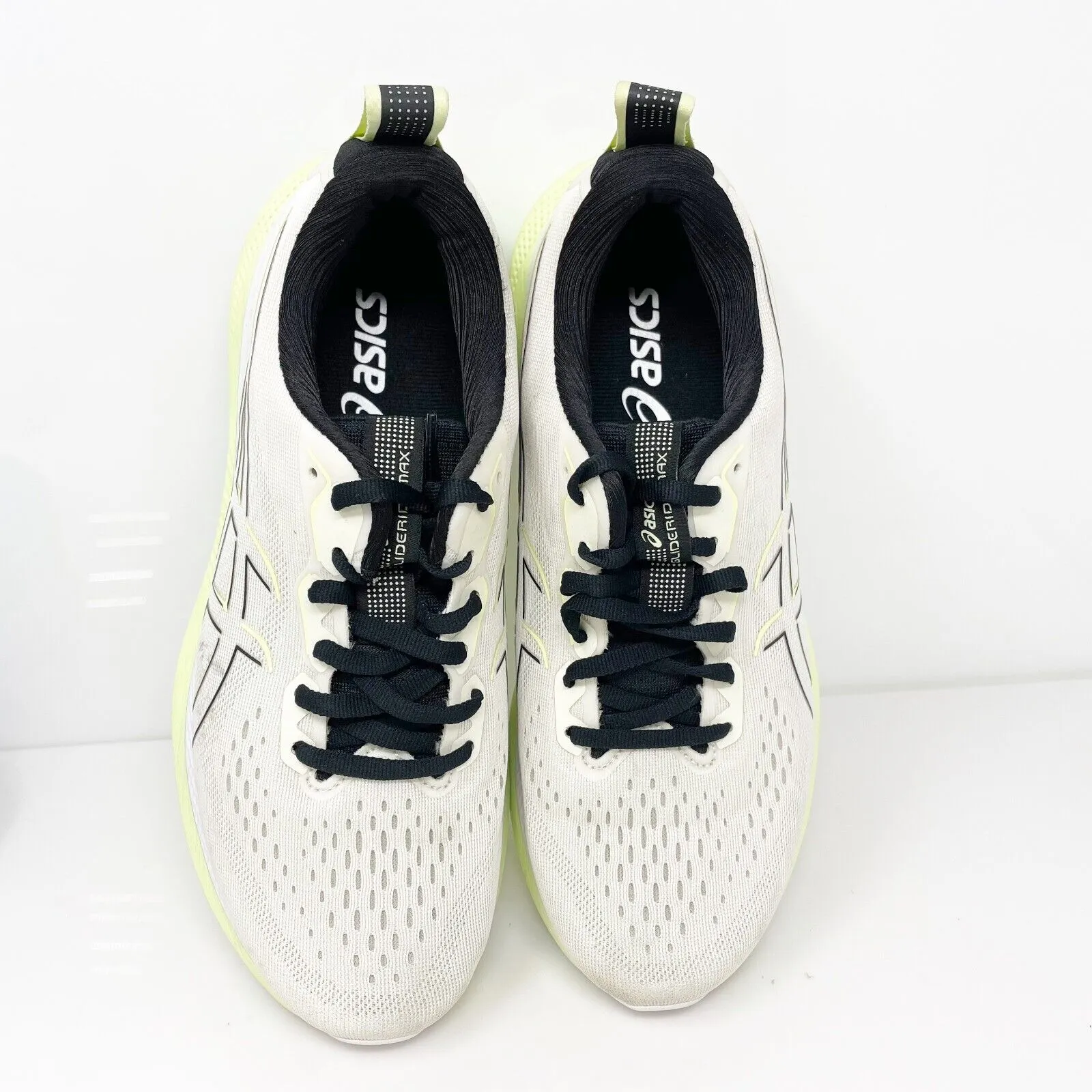 Asics Mens Glideride Max 1011B891 White Running Shoes Sneakers Size 8.5