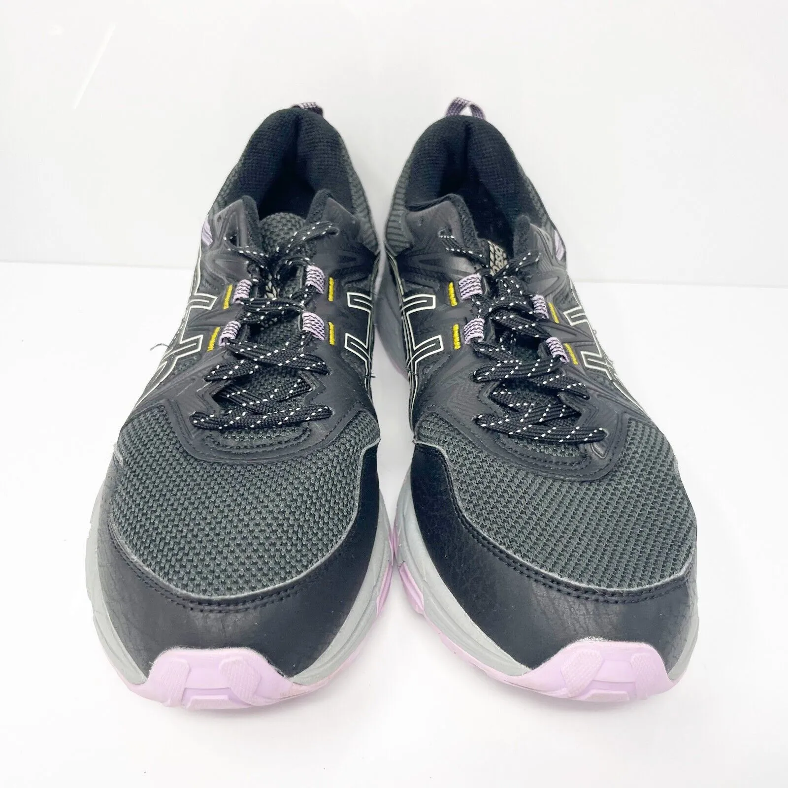 Asics Womens Gel Venture 8 1012A708 Black Running Shoes Sneakers Size 11 W