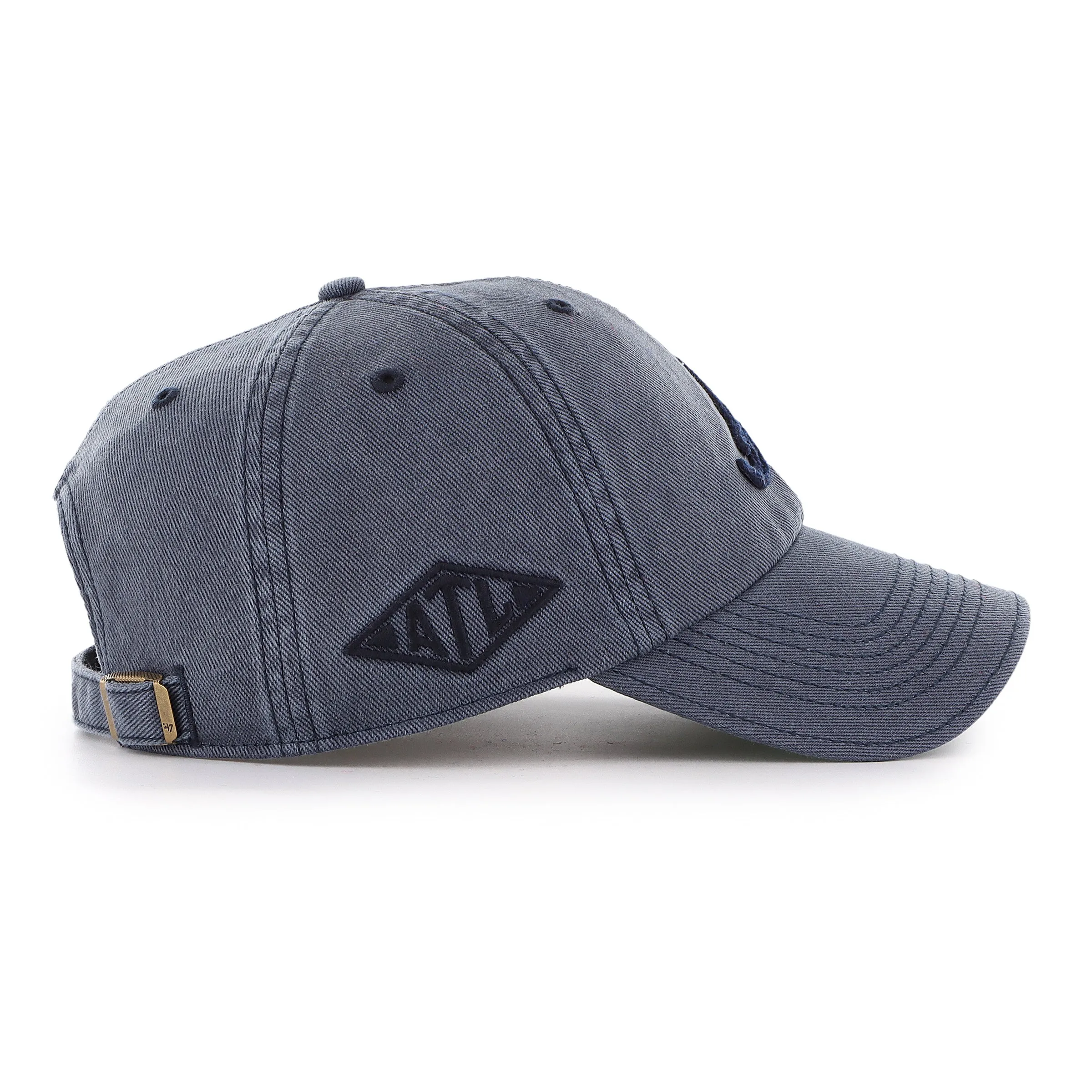 Atlanta Braves '47 Brand Stockton Clean Up Adjustable Hat