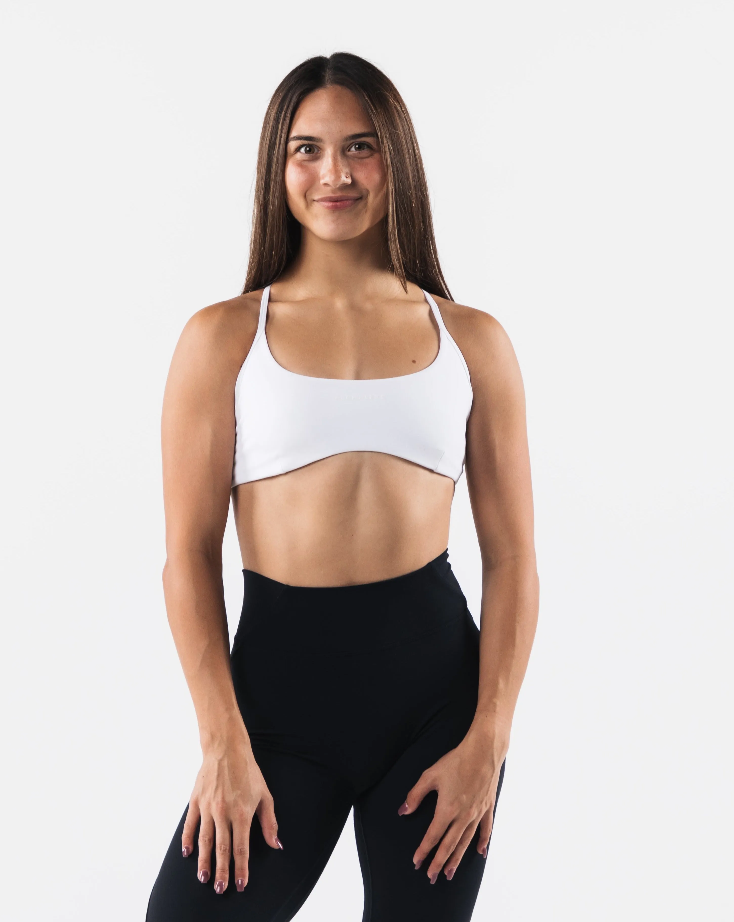 White Strappy Bra - Aura