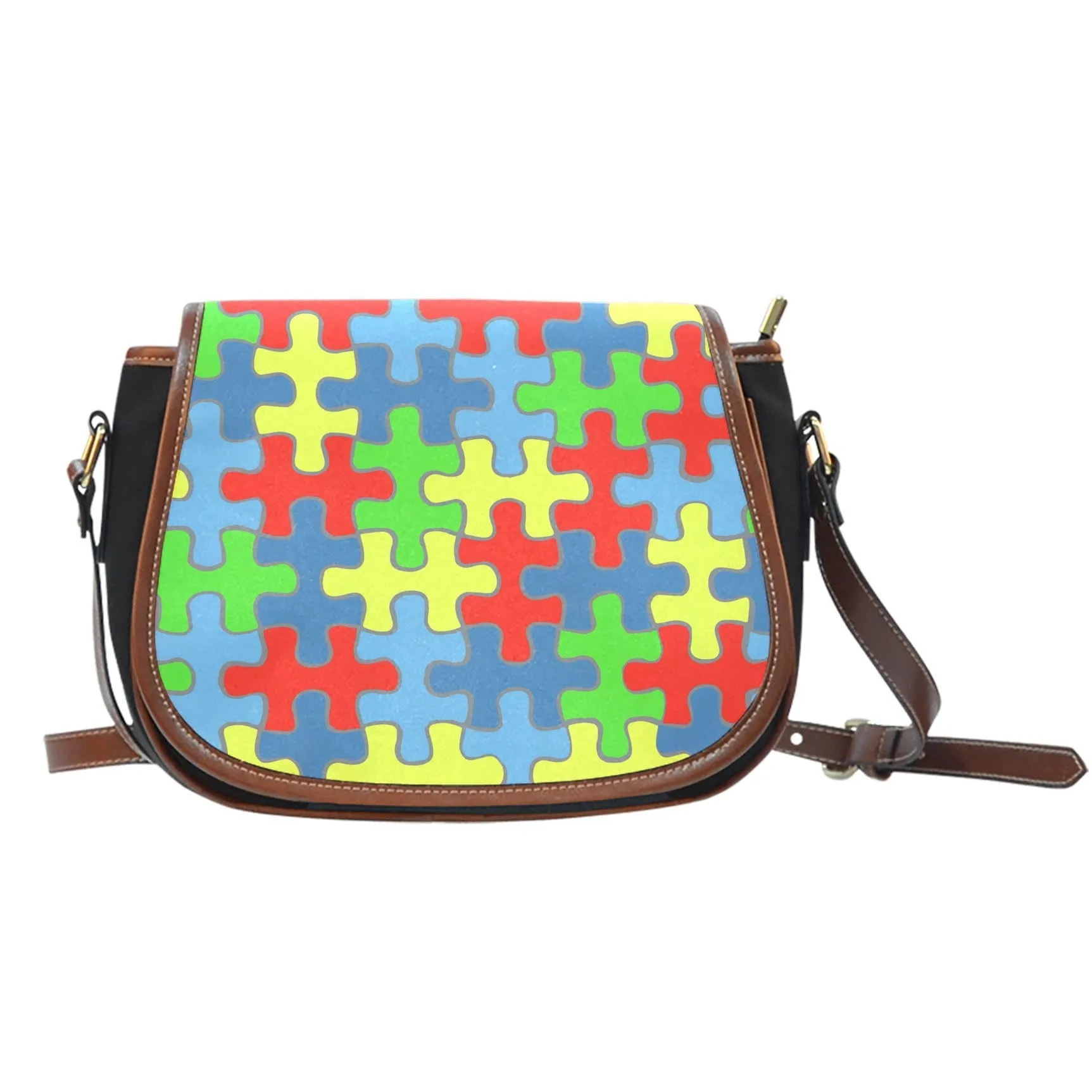 Autism Awareness Saddle Bag