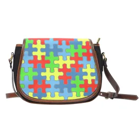 Autism Awareness Saddle Bag