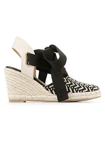 Kaleidoscope Aztec Espadrille Wedges