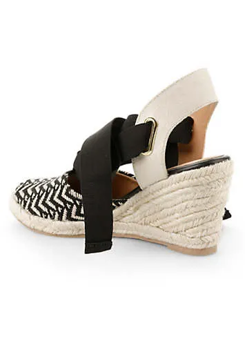 Kaleidoscope Aztec Espadrille Wedges