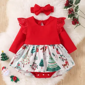 Baby Girl Merry Christmas Set